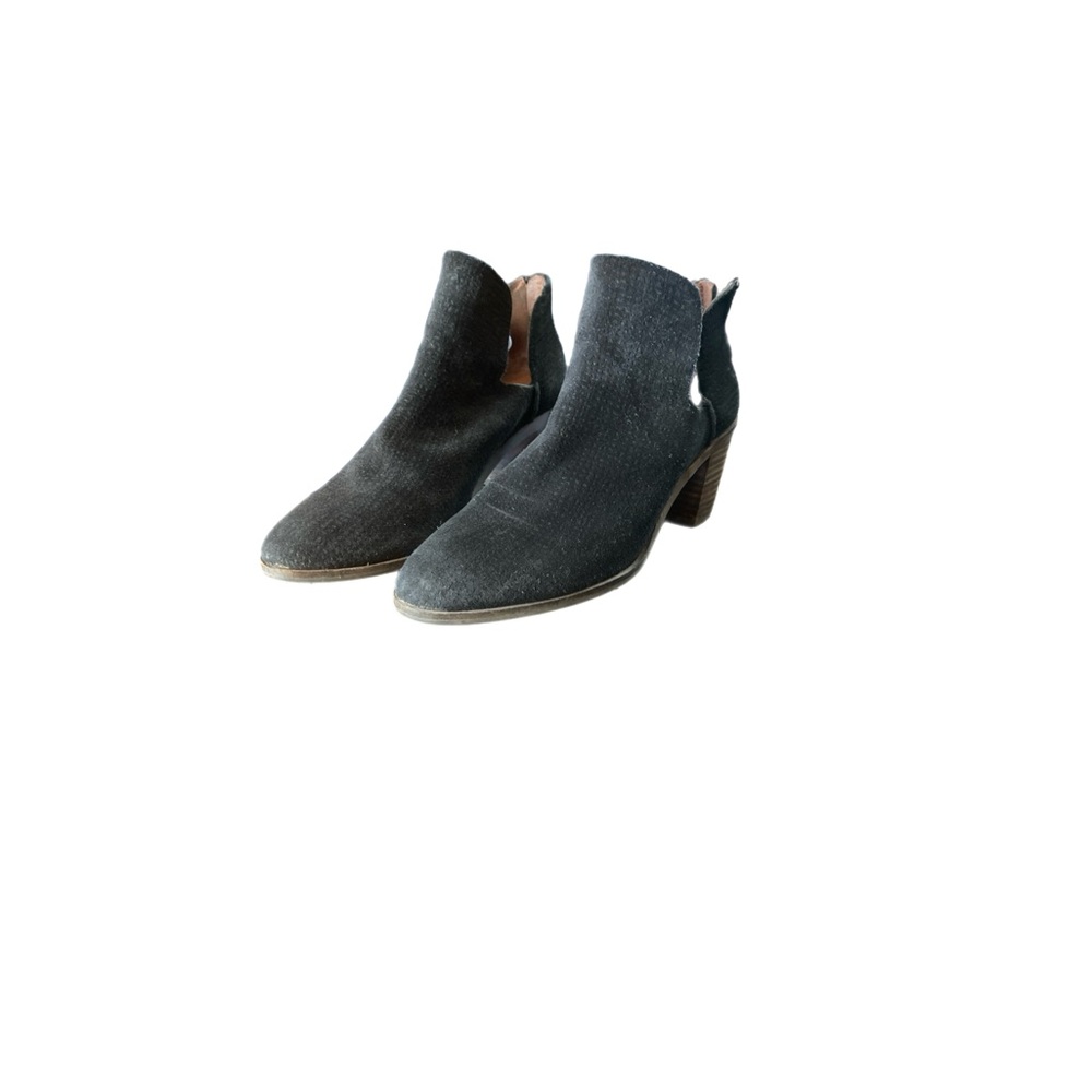 Lucky Brand Charcoal Ankle Booties